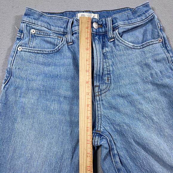 Madewell The Perfect Vintage Jean Women 26 Distressed Crop High Rise‎ Raw Hem - Picture 5 of 11